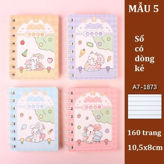 Sổ A7 Thú Cưng Có Dòng Kẻ