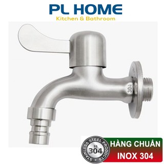Vòi hồ xả nước, rumine xả nước inox 304 có khớp nối đầu vòi dễ dàng tháo gắn vào đường ống