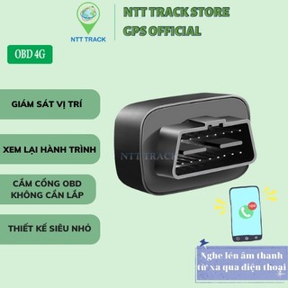 Thiết bị định vị xe hơi cắm cổng OBD 2 (4G) không cần lắp đặt