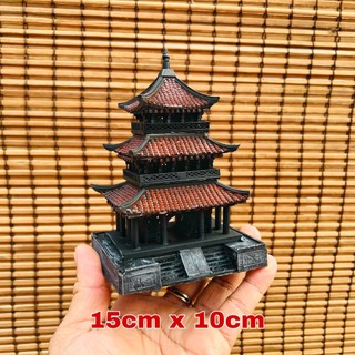 Tháp 3 Tầng - Cỡ vừa - Bản đẹp, phụ kiện trang trí, bể cá, thuỷ sinh, sân vườn, hòn non bộ...