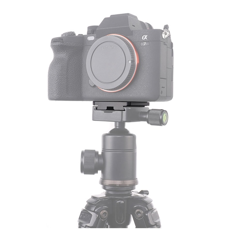 Đế tháo lắp nhanh cho chân máy ảnh Quick Release Plate tripod gimbal, gắn bên hông máy ảnh - chính hãng JLWin