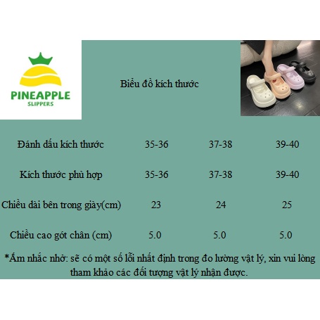 Dép sục nhựa lỗ màu Pastel siêu xinh chất EVA siêu nhẹ siêu êm đế độn 5cm - Mẫu mới nhất 2023 - SL034