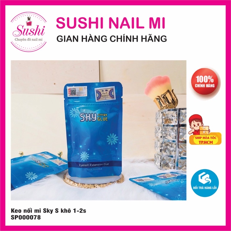 Keo nối mi Sky S, sky D chuyên dụng cho mi - Sushi nail mi