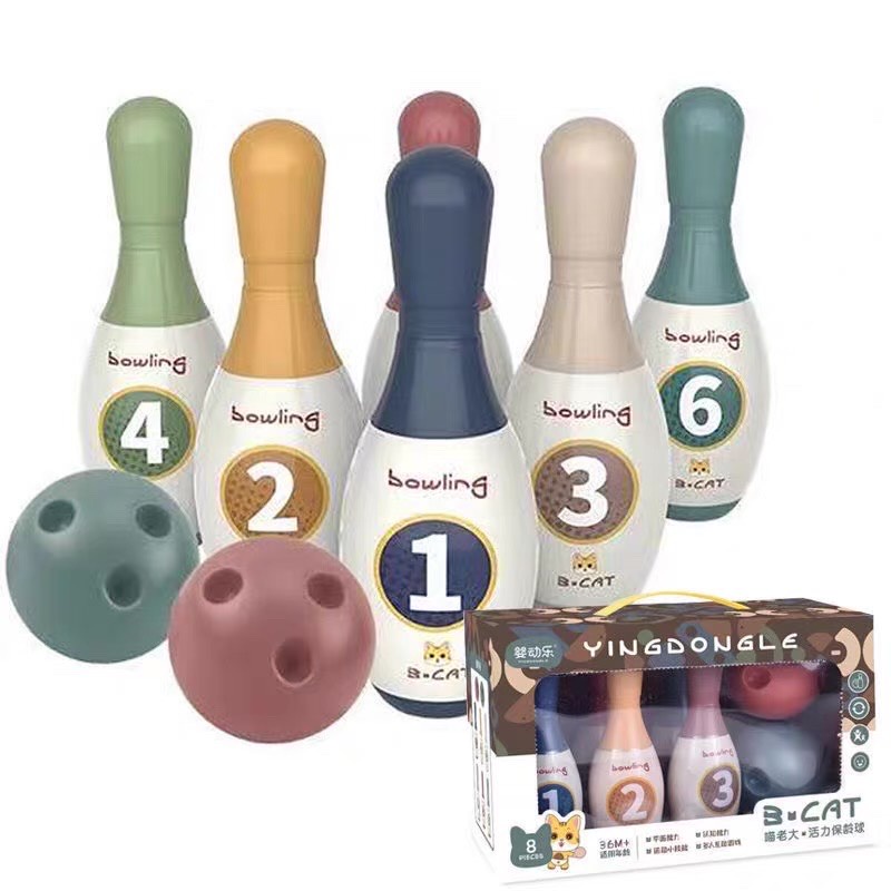 Bộ đồ chơi Bowling trong nhà an toàn cho bé - Đồ chơi thông minh - Baby chill
