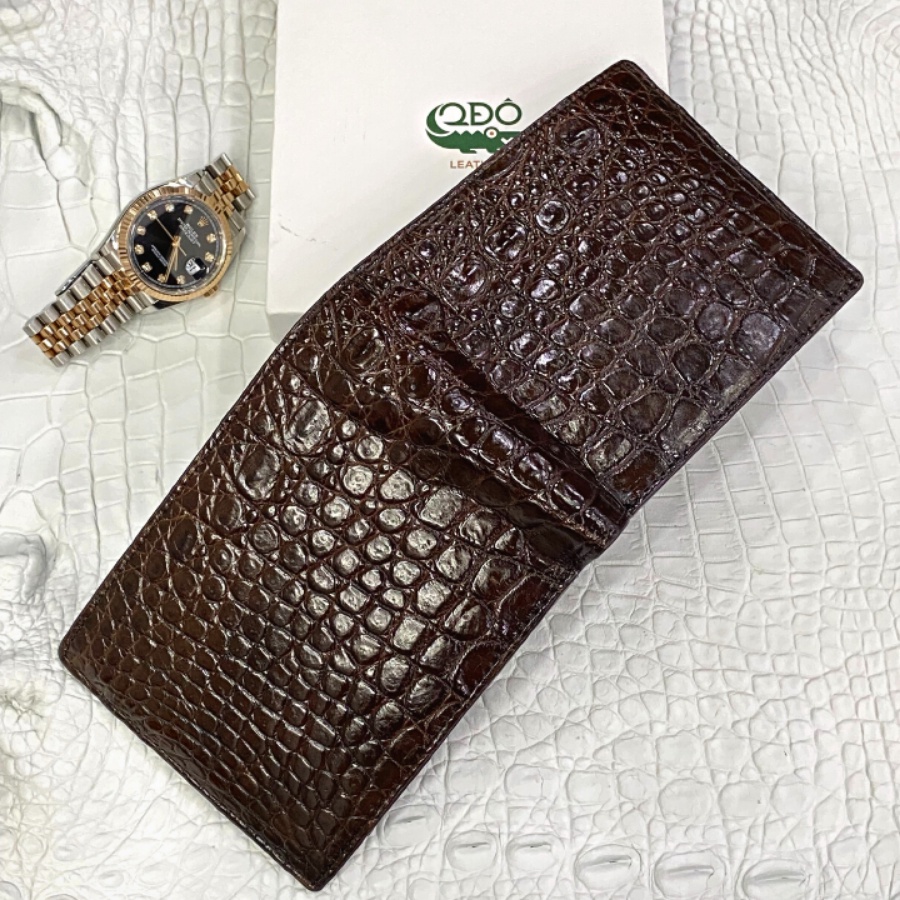 Ví Nam Da Cá Sấu 2DO LEATHER Da V55 Kích Thước  Quà Tặng Cho Người Thân, Sang Trọng, Cao Cấp, Chính Hãng