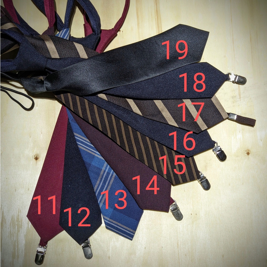 Cravat thắt sẵn, cà vạt mini 5x25cm, 6x25cm