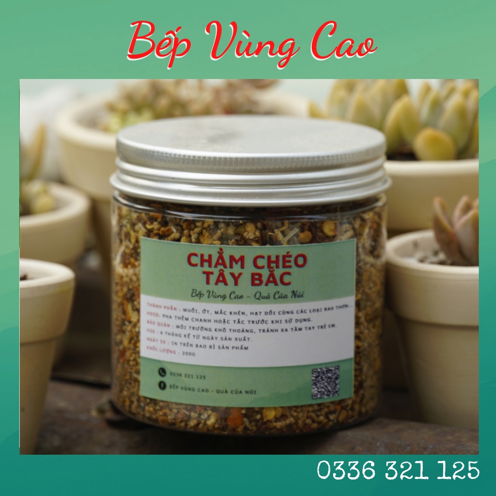 Chẩm Chéo Tây Bắc - Hũ 200Gr - Hương Vị Núi Rừng