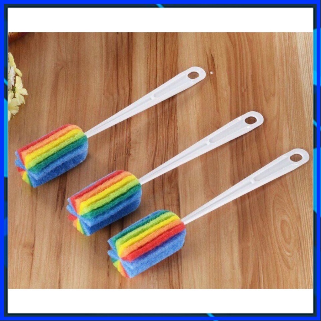 [combo 2 cây ] Cọ rửa bình sữa, chén cóc uống nước, cọ rửa đa năng thông minh