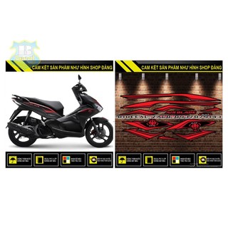 TEM RỜI AIRBLADE MẪU ĐỜI 2017 ĐỎ ĐEN