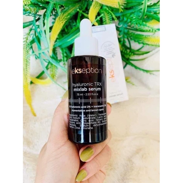 HÀNG NHẬP KHẨU - Ekseption Hyaluronic TRX Mixlab Serum HA + 3% Tranexamic Acid Eskeption mờ thâm nám, trắng sáng da 75ml