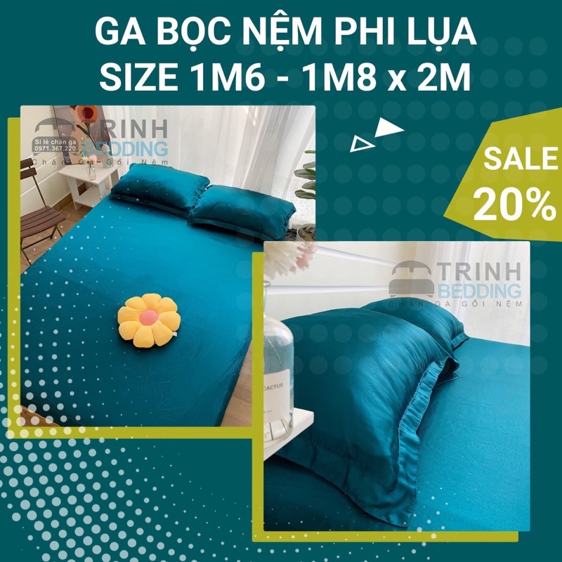 GA BỌC NỆM PHI LỤA SIZE 160x200cm đến 180x200cm