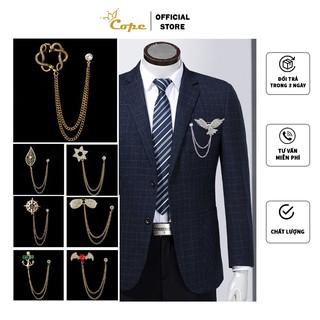 Ghim cài áo vest nam cao cấp pin cài áo Cài áo vest nam