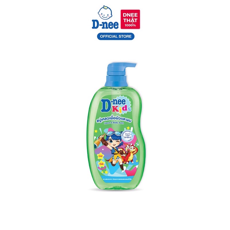 SỮA TẮM GỘI CHO BÉ 2 IN 1 D-NEE KIDS 400ML THÁI LAN