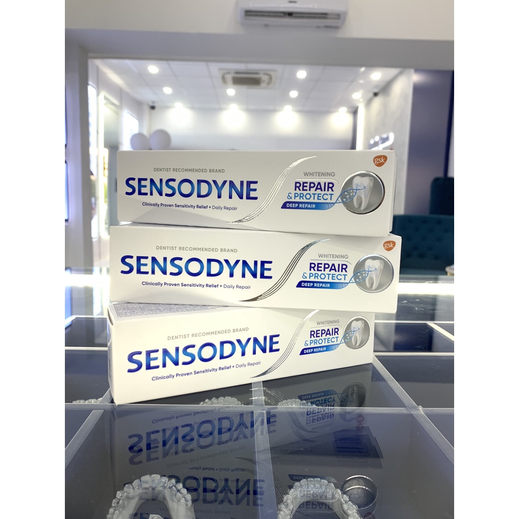 SENSODYNE Repair & Deep Protect WTN - Kem đánh răng giảm ê buốt