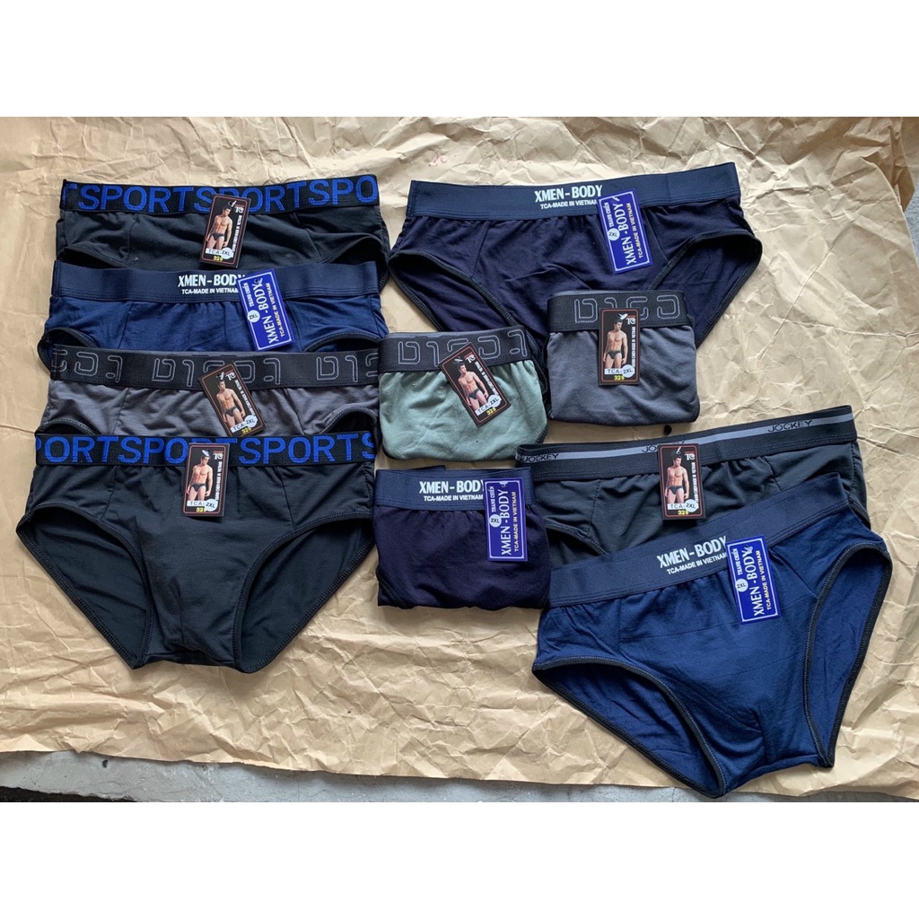 Quần sịp tam giác , sịp đùi nam chất cotton thun lạnh co dãn 4 chiều thấm hút thoáng mát