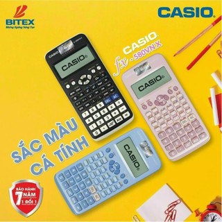 Máy tính casio fx-580 vnx hàng chính hãng bảo hành 7 năm