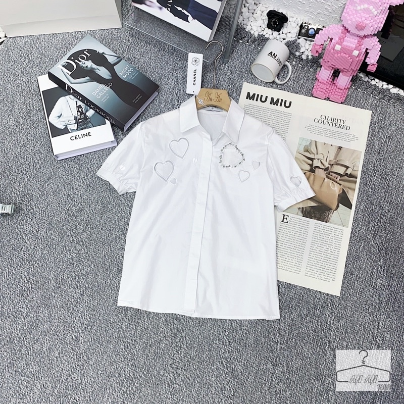 Áo sơ mi chace tim đá