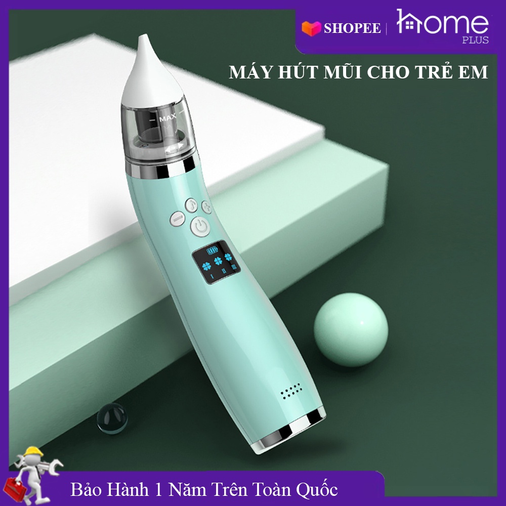 Máy hút mũi cho bé, máy hút dịch đờm cầm tay với 3 chế độ hút làm sạch mũi và họng cho bé