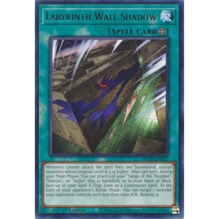 Thẻ Bài Yugioh Labyrinth Wall Shadow - MAZE-EN007 - Rare 1st Edition
