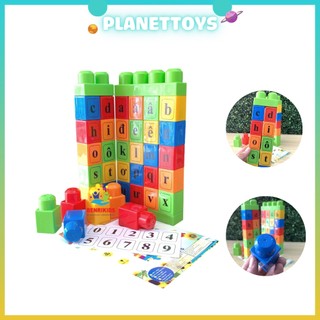 Đồ Chơi Xếp Hình Học Chữ Cái In Tiếng Việt Vijago 40 Chi Tiết(Hàng Việt Nam)