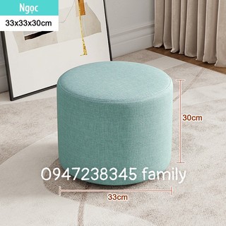 Đôn ghế sofa - đôn ghế bàn trang điểm -đôn trẻ em-đôn ngồi quán spa - màu xanh ngọc bh 12 tháng.