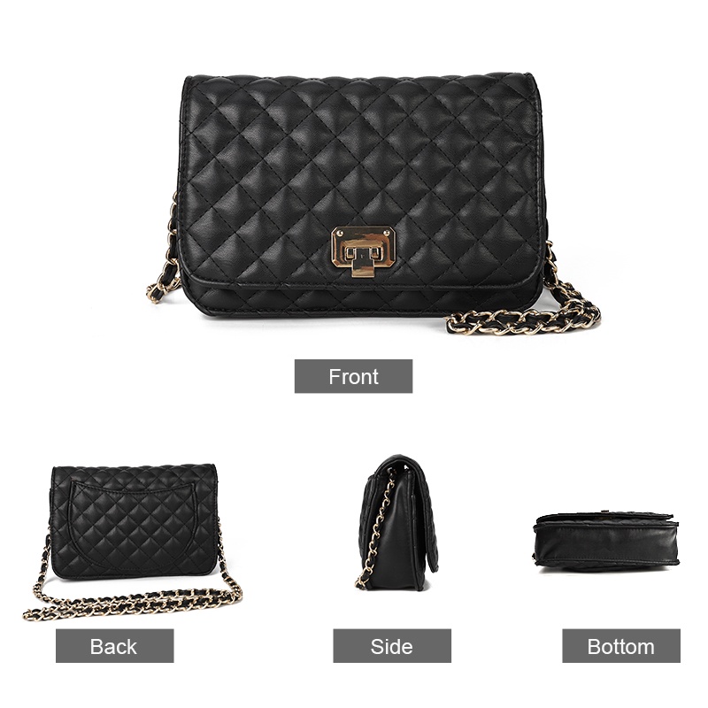 Túi đeo vai AFKOMST bằng da PU mềm sành điệu thời trang cho nữ