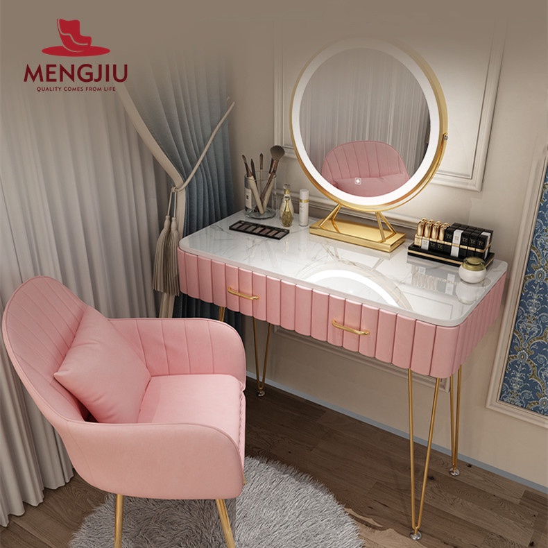Đa chức năng Vanity phân phòng ngủ Vanity bàn trang điểm ngăn kéo khóa bànTrang điểm