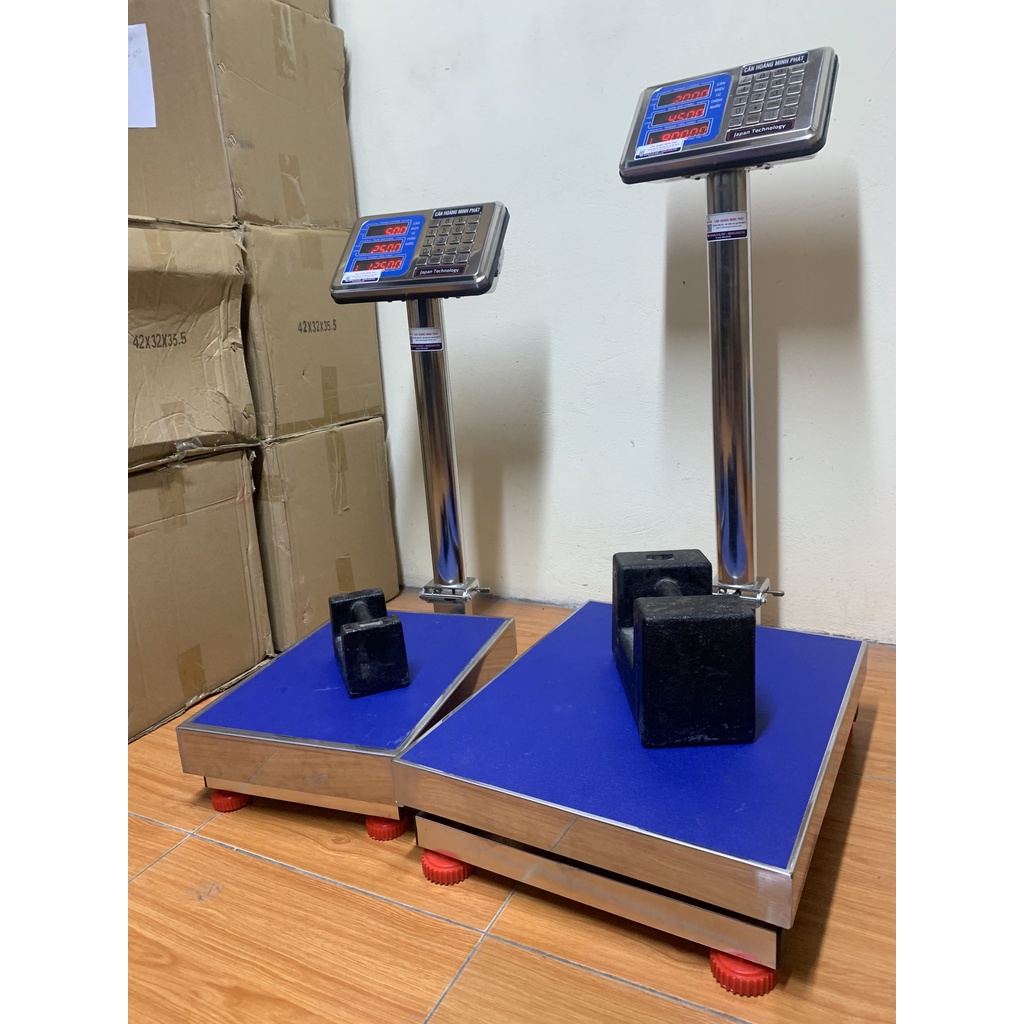 Cân Sàn HOÀNG MINH PHÁT INOX Chống Nước 100kg 150kg 300kg TVS
