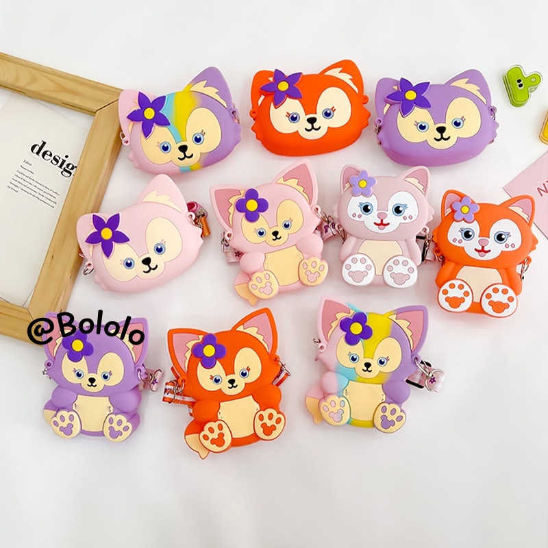 Bololo Túi Đeo Chéo Bằng Silicon Hình Thỏ Xingdelu Hoạt Hình Đáng Yêu Cho Trẻ Em Gái