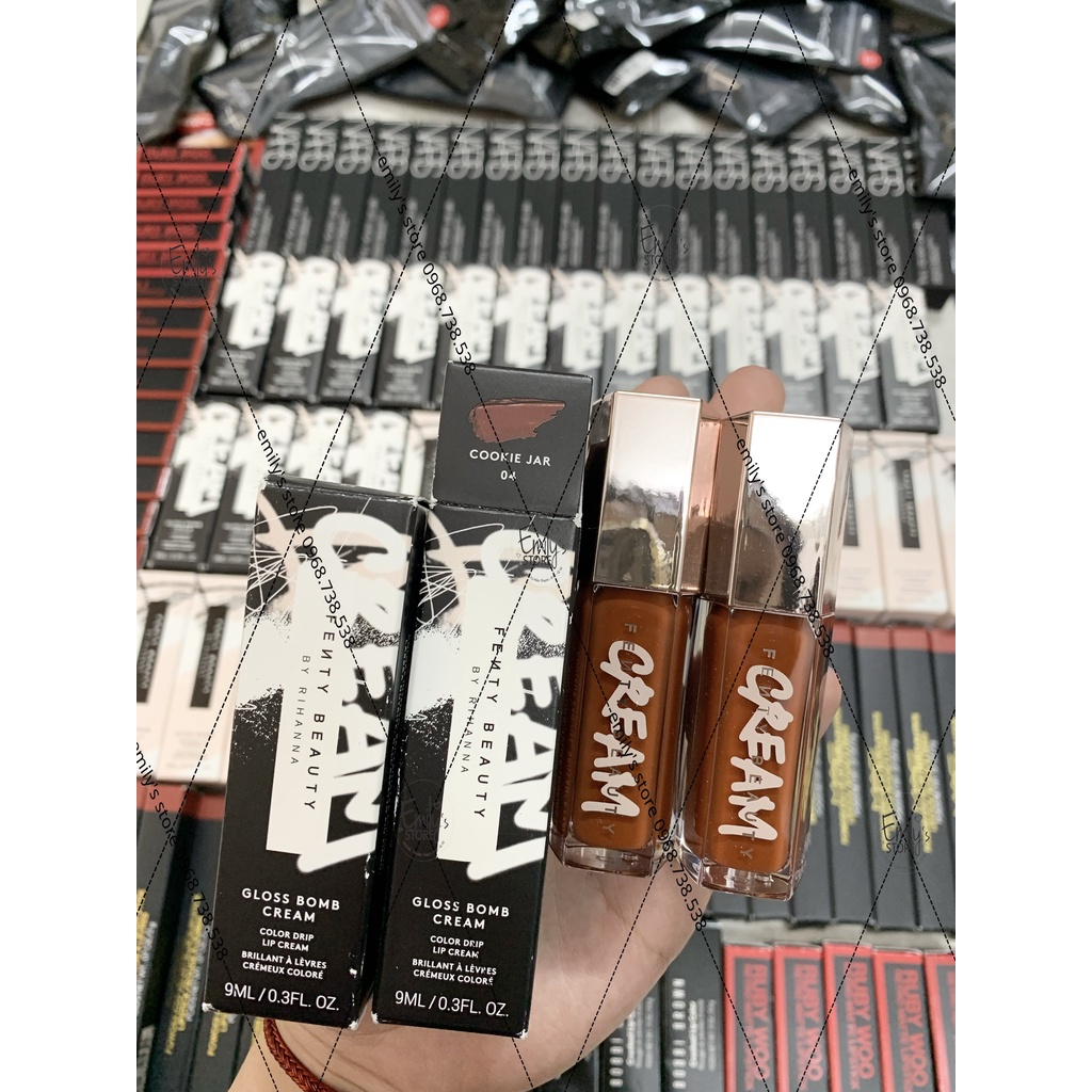 Son kem bóng Fenty Beauty Gloss Bomb Cream cho đôi môi căng mọng