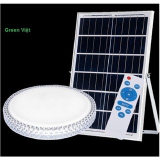 Đèn năng lượng mặt trời ốp trần 300w