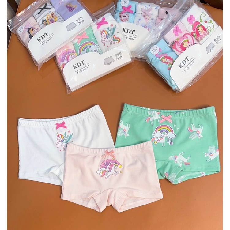 SET 3 QUẦN CHIP ĐÙI CHO BÉ GÁI KTD