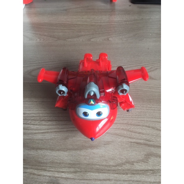 Robot biến hình cỡ lớn có đèn và âm thanh - Jett Tia chớp SUPERWINGS YW740431