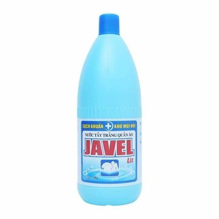 Chai 1kg nước tẩy trắng quần áo javel thương hiệu lix