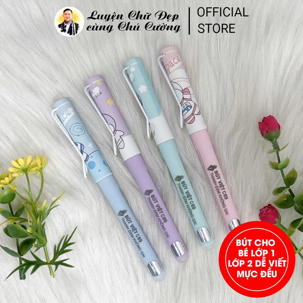 Bút Việt C69 Thanh Đậm Không Gai | Cho Bé Lớp 1 Lớp 2 Lớp 3 | Rất Dễ Viết