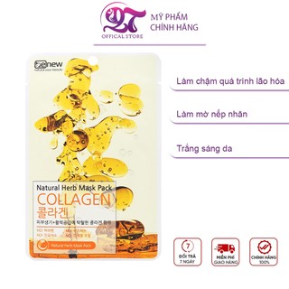 Miếng đắp mặt nạ Collagen Benew Natural Herb Mask Pack Collagen 22ml