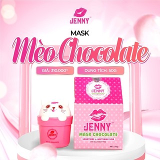Ủ trắng mask mèo socola Jenny