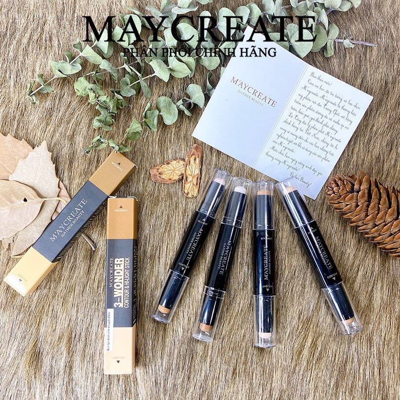 Bút Tạo Khối Và Che Khuyết Điểm Đa Năng 3W Wonder  Maycreate Ola Beauty- A95