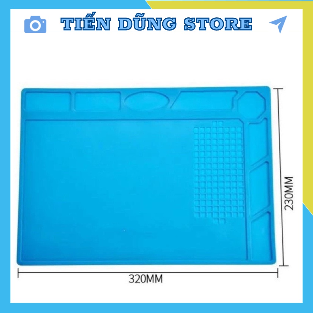 Tấm Lót Sửa Chữa Thiết Bị Điện Tử Chịu Nhiệt Cao - Thảm Tablet Silicone Chịu Nhiệt Đa Năng Sửa Chữa Điện Thoại,laptop