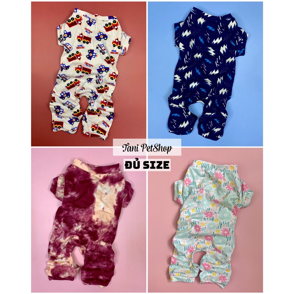 Jumpsuit Áo 4 Chân Cho Chó Mèo - Áo Chó Mèo - Quần Áo Cho Chó Mèo Tanipetshop