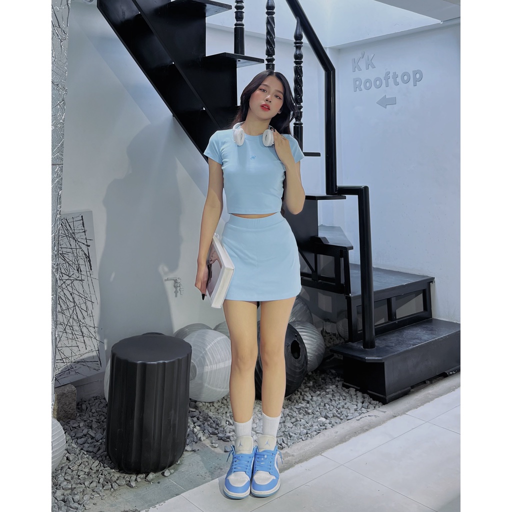 Váy Thun Trơn Nữ Nhiều Màu Chất Liệu Cotton Dày Dặn Đẹp 2AM