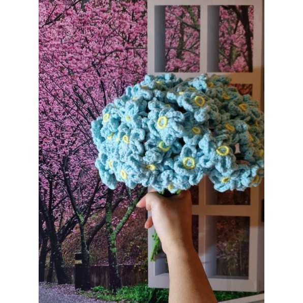 Hoa Lưu Ly Bằng Len