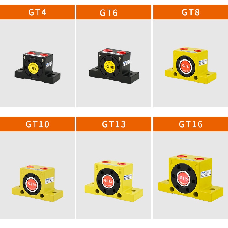 Bộ Rung Khí Nén  Dạng Tuabin Lệch Tâm GT04/06/08/10/16/20/25/36/40/48/60
