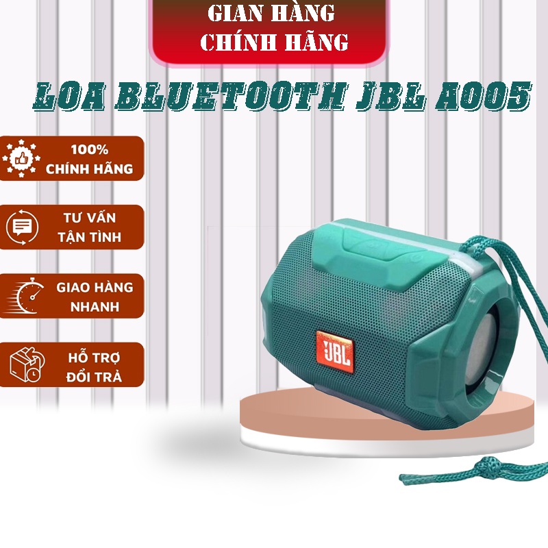 [Hàng Xịn] Loa Bluetooth JBL A005 Thế Hệ Mới - Âm trong, Đèn led 7 màu 2 loa bass , thiết kế nhỏ gọn, tinh tế.