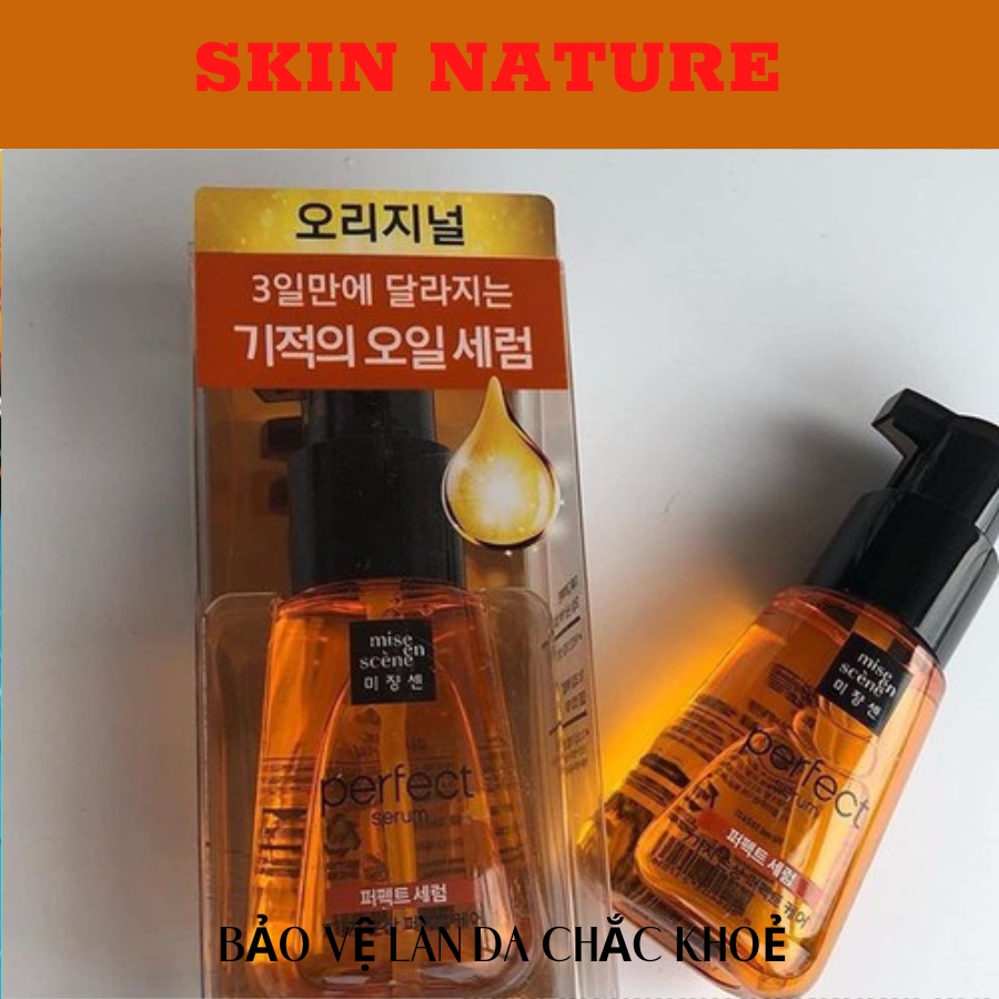 Dưỡng Tóc Mise En Scene Perfect Hair Serum Styling và Golden Morocco