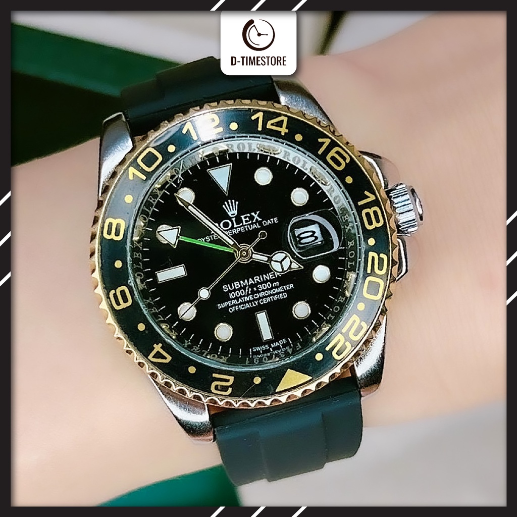 Đồng Hồ Rolex 024 Automatic Tọa Độ Dây Sang Trọng Size 40mm - DTime STORE