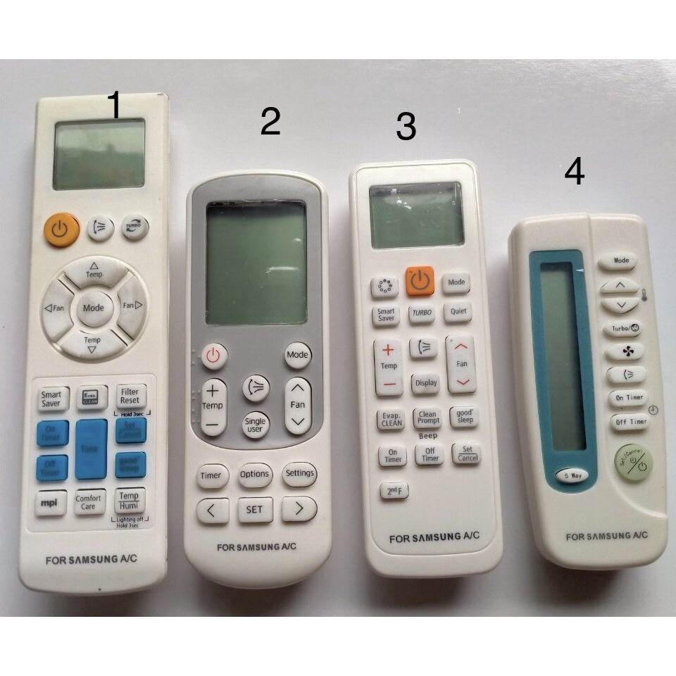 Điều khiển máy lạnh Samsung {FREESHIP} tặng kèm đôi pin AA tốt