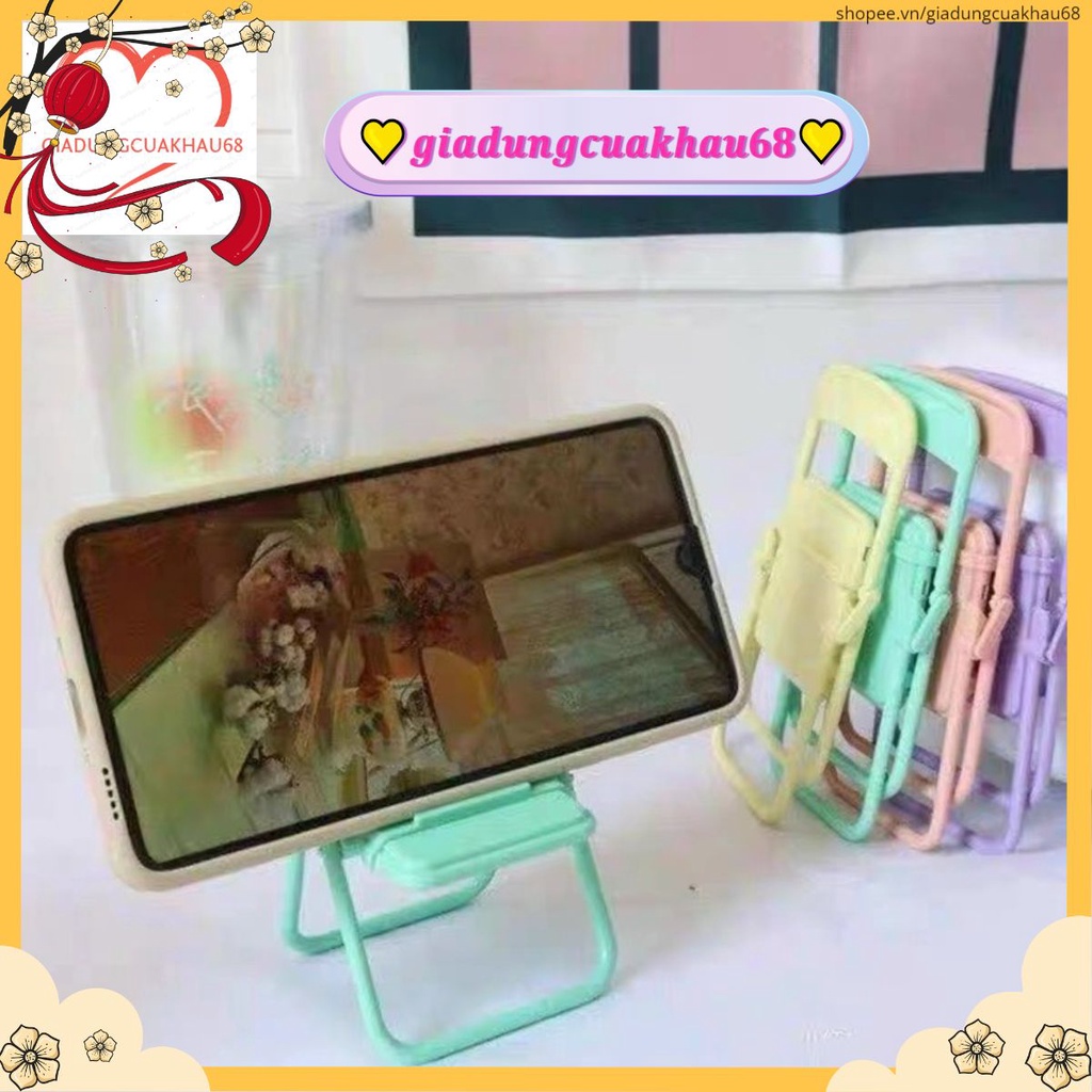 Kệ Đỡ Điện Thoại Để Bàn Hình Chiếc Ghế Ngộ Nghĩnh Cute Decor Bàn Học Giá Để -TNG