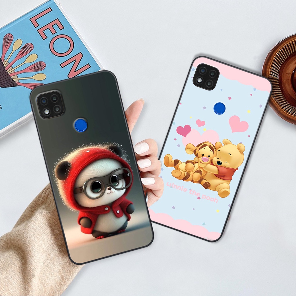 Ốp Xiaomi Redmi 9C in hình gấu cute dễ thương siêu xinh đáng yêu