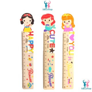 Thước kẻ học sinh hình công chúa Disney 15cm
